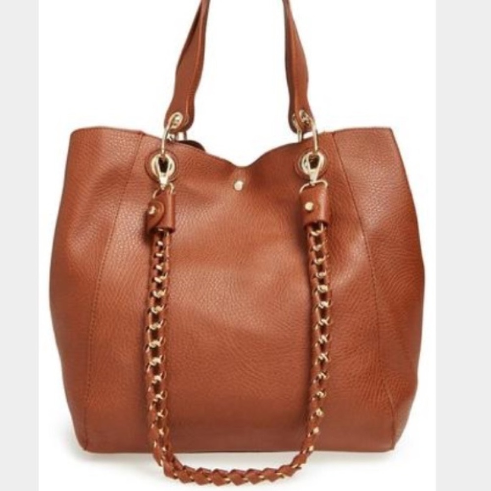 Sole Society Reversible Slouchy Vegan Tote Bag